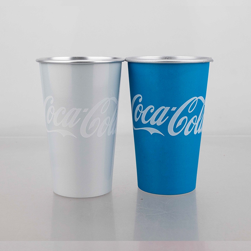 color changing aluminum cup